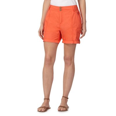 Mantaray Orange poplin shorts